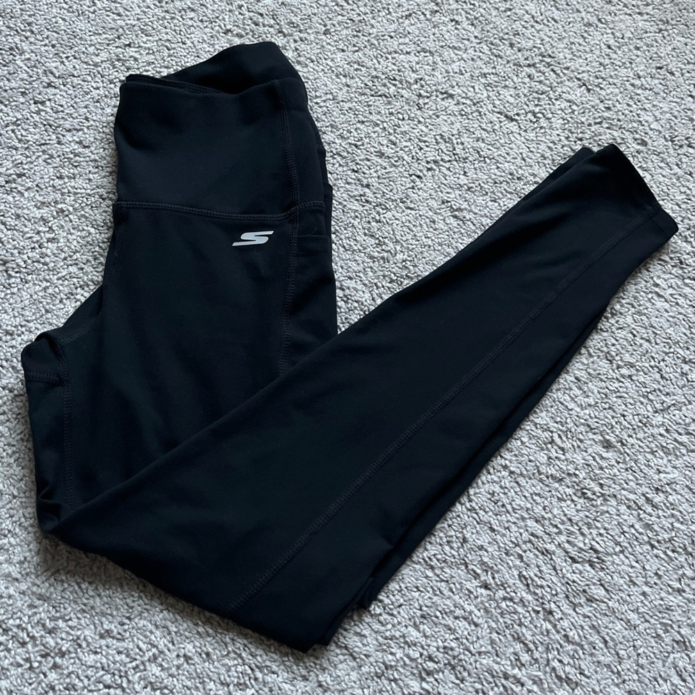 Skechers Black Leggings With Pockets-Size S